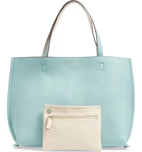 Street Level Reversible Tote Sage/Ivory