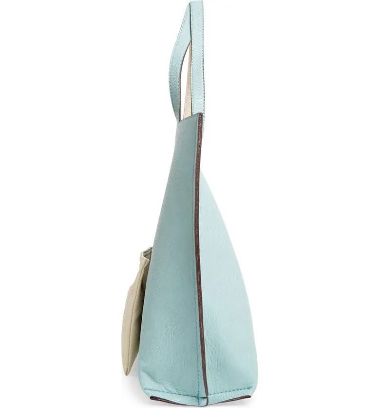Street Level Reversible Tote Sage/Ivory