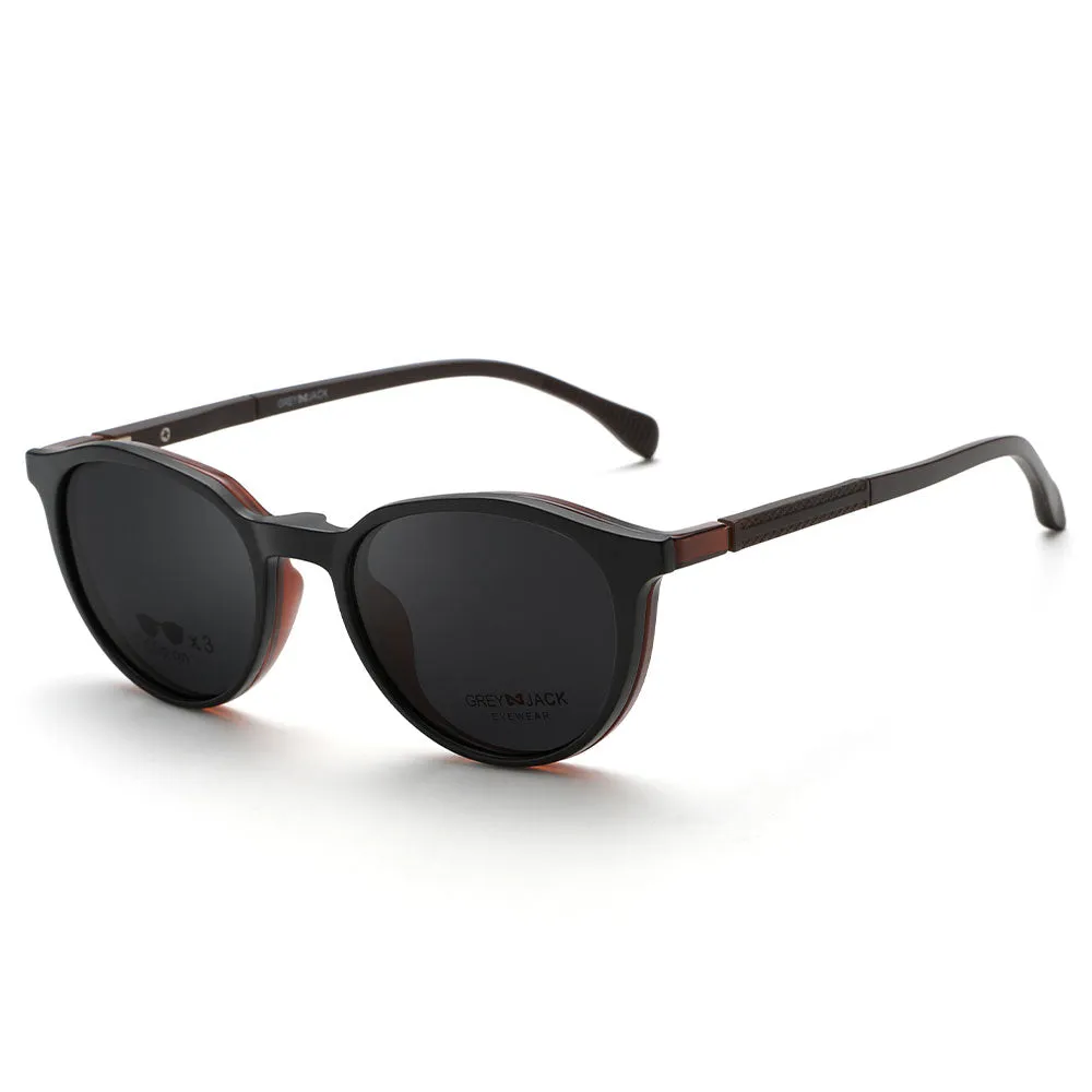Strong and Durable TR90 Clip On Glasses with Spring Hinge 10015