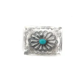  Turquoise-Inlaid Ranger Buckle System
