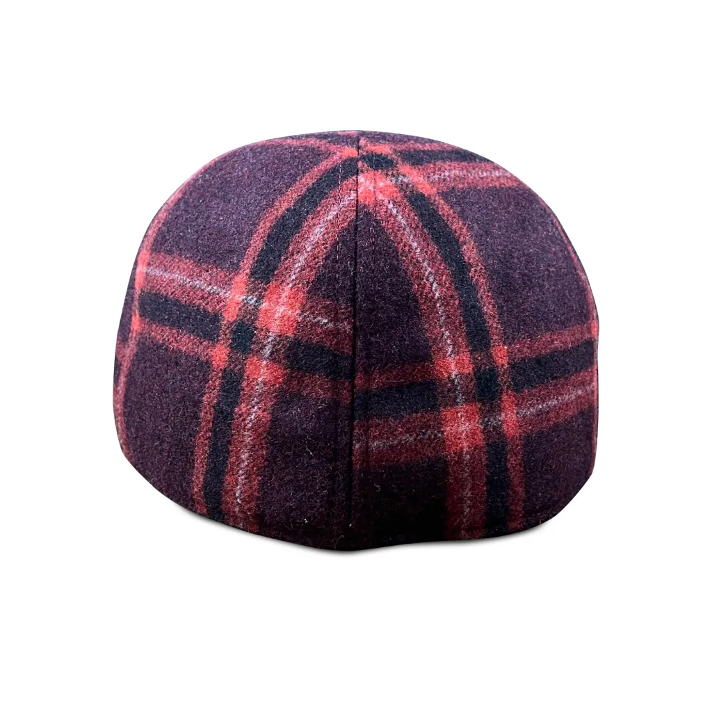 The Brawn Boston Scally Cap - Red Plaid