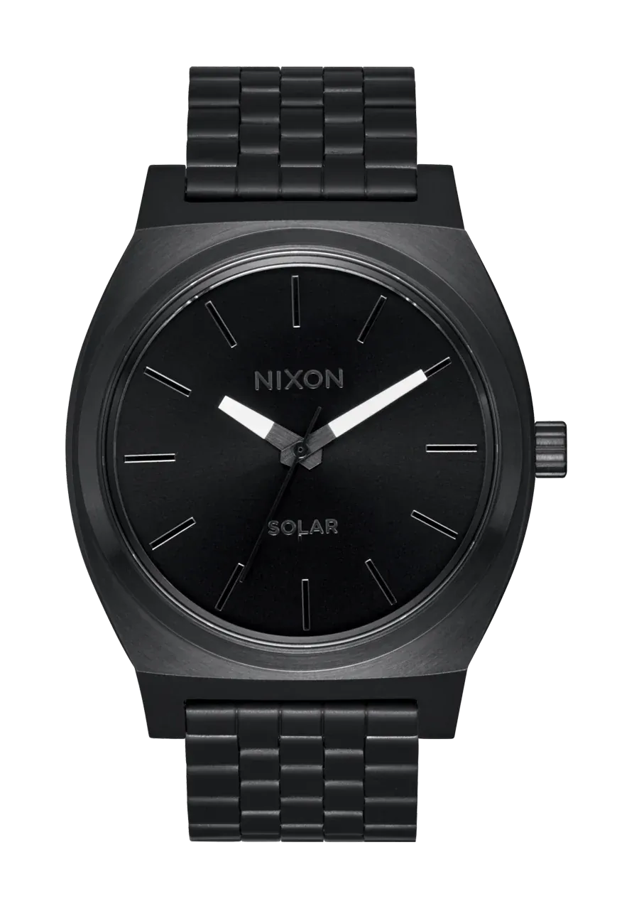 Time Teller Solar - All Black & White
