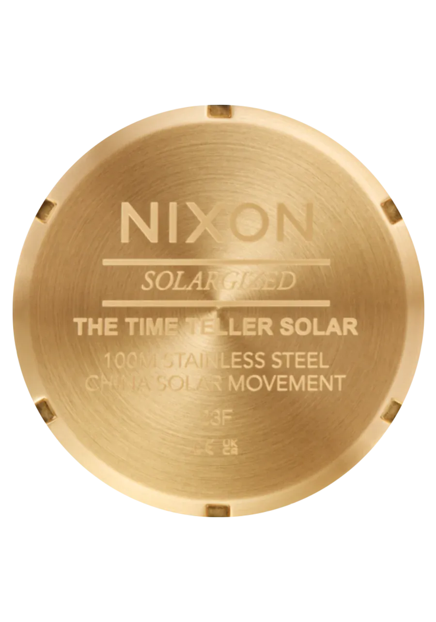 Time Teller Solar - All Gold & Black