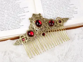 Tudor Comb - Antiqued Gold
