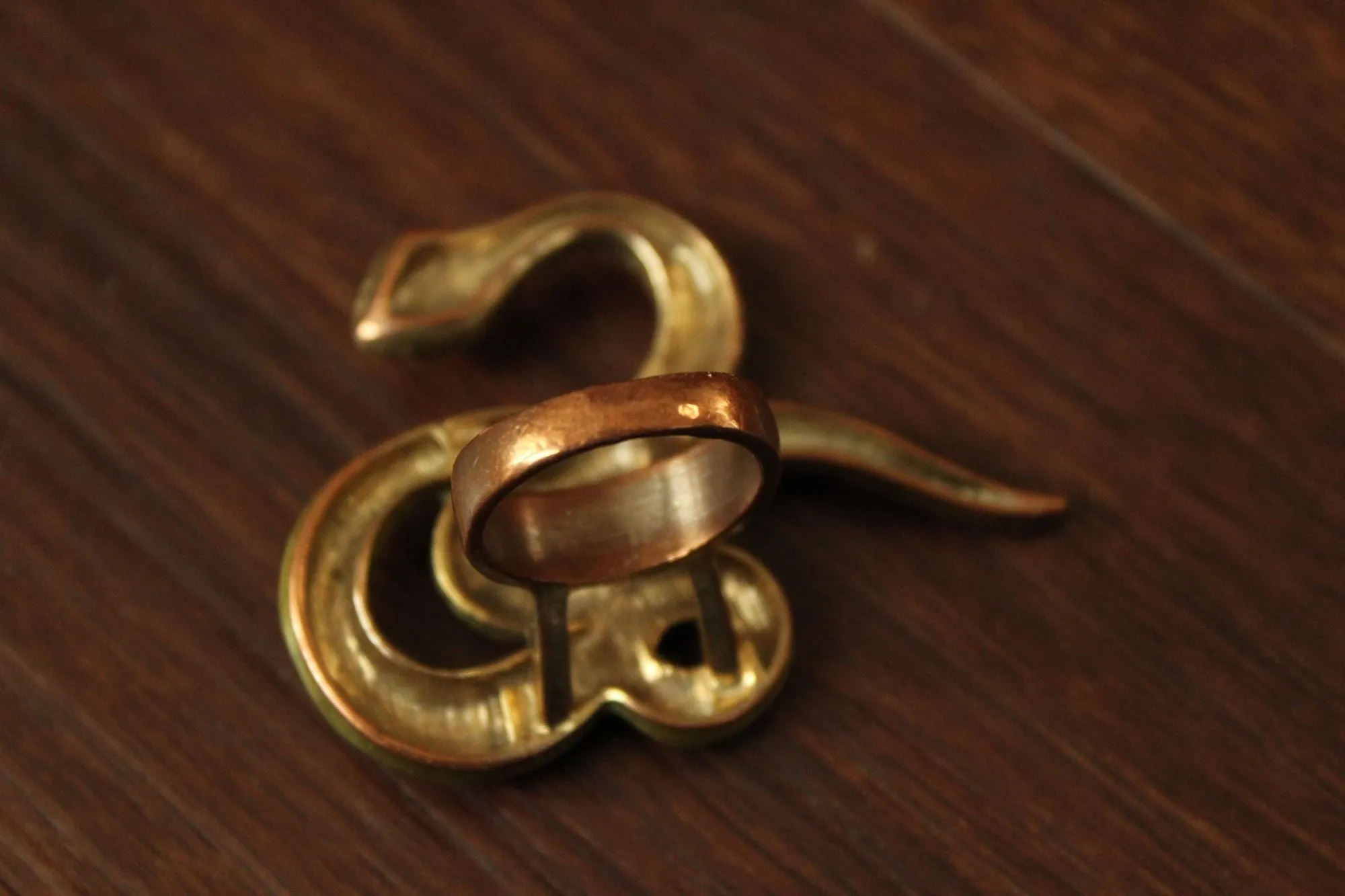 Vintage Betsey Johnson Snake Statement Ring