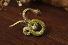 Vintage Betsey Johnson Snake Statement Ring