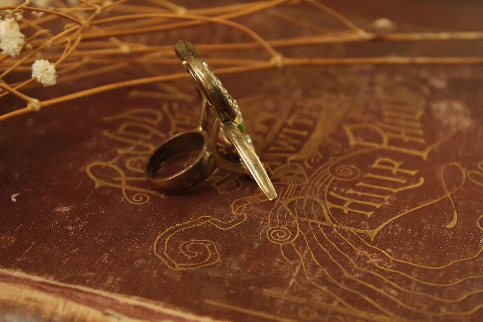 Vintage Betsey Johnson Snake Statement Ring