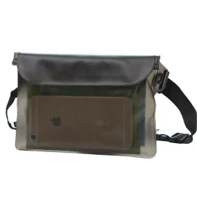 Waterproof waist bag Dry Bag shoulder bag with carrying strap - Black
