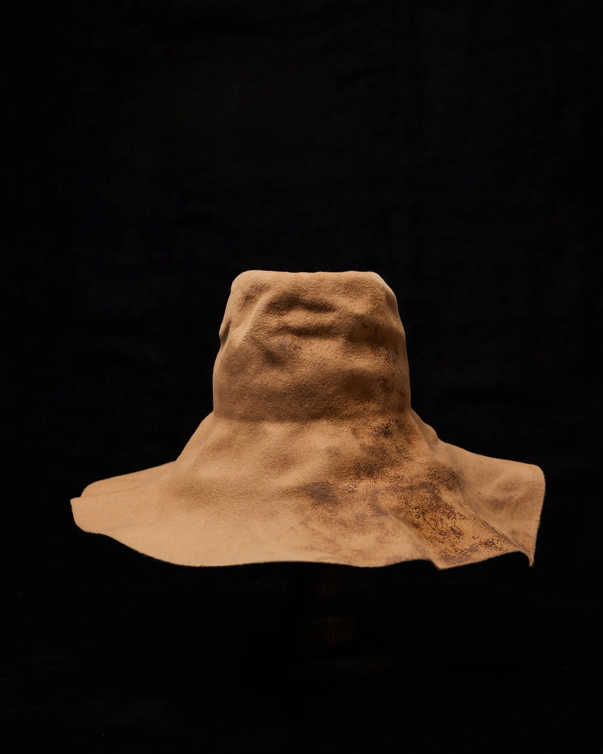 Wide Brim Burnt Camel