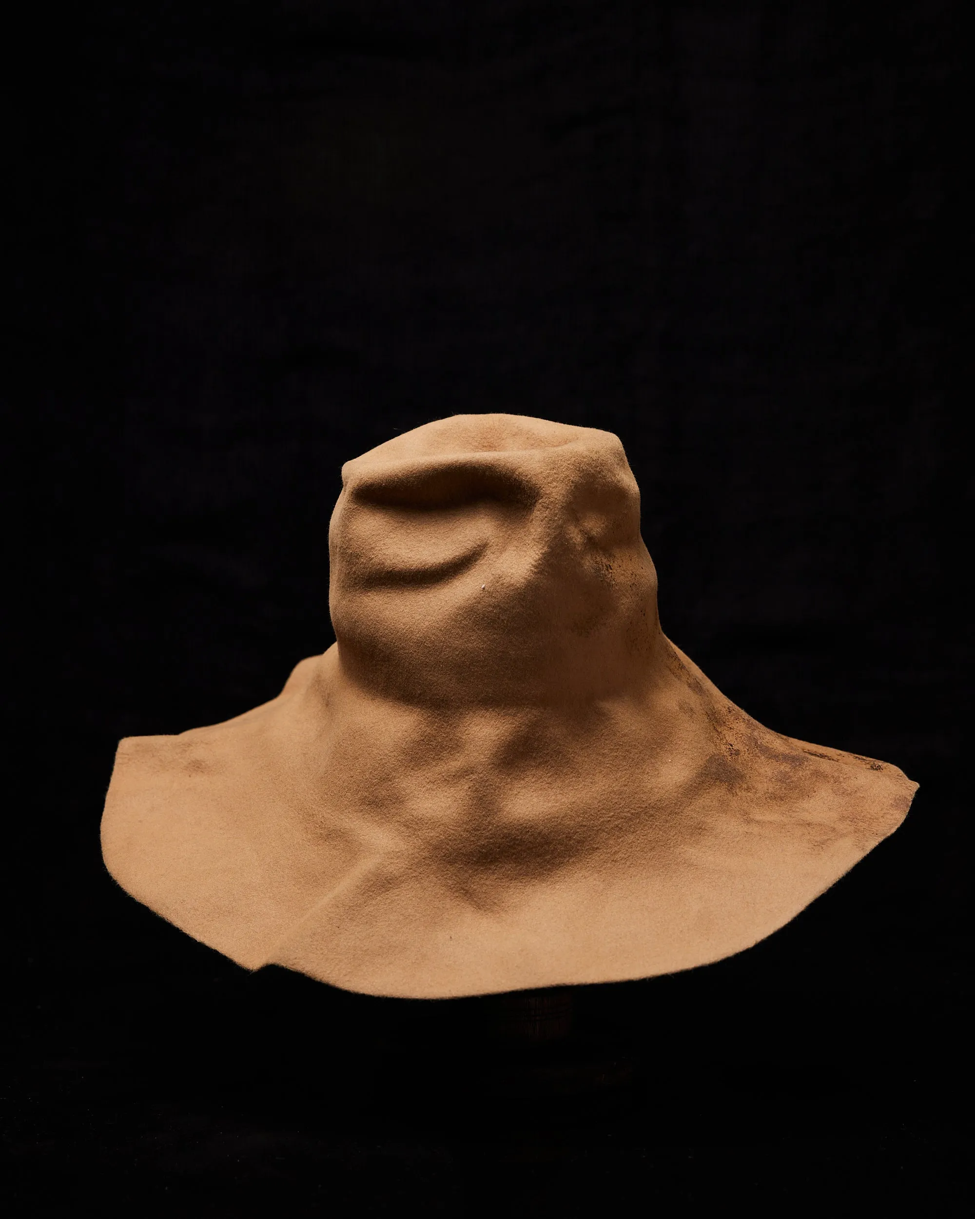 Wide Brim Burnt Camel
