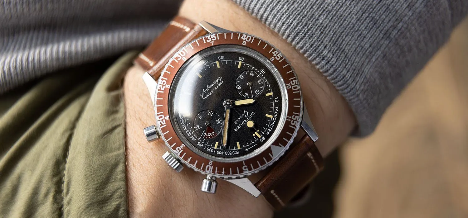 Wittnauer 239T Steel Chronograph
