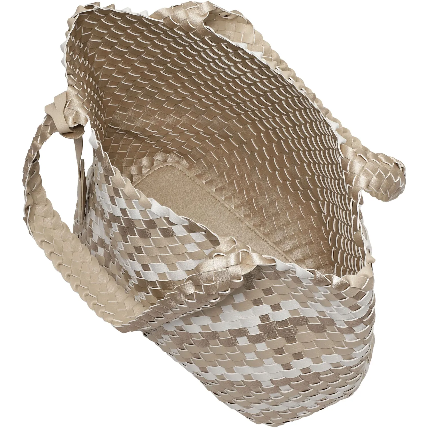 Women's Ilse Jacobsen Bag 08 Graphics Reversible Shopper Ivory/White Synthetic
