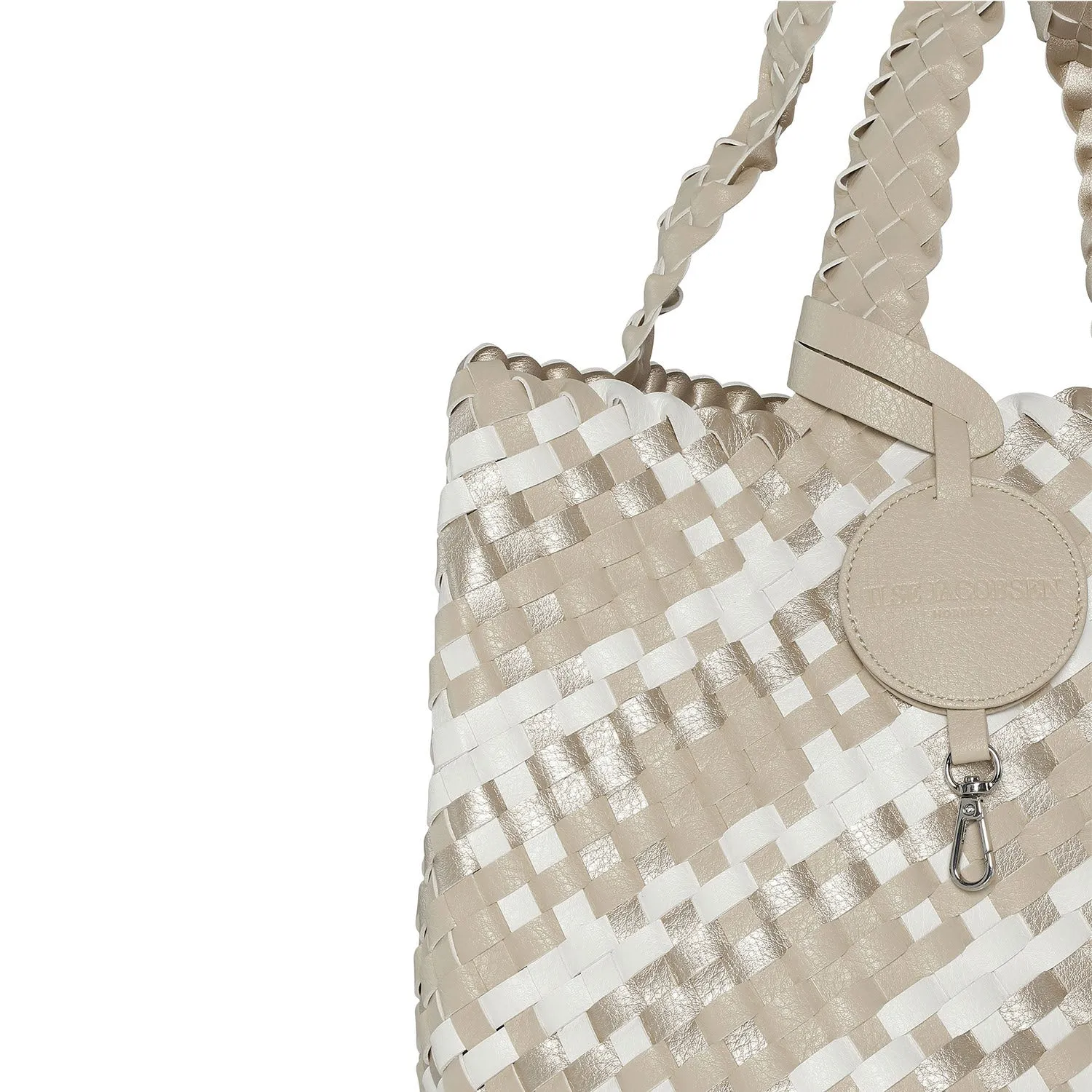 Women's Ilse Jacobsen Bag 08 Graphics Reversible Shopper Ivory/White Synthetic
