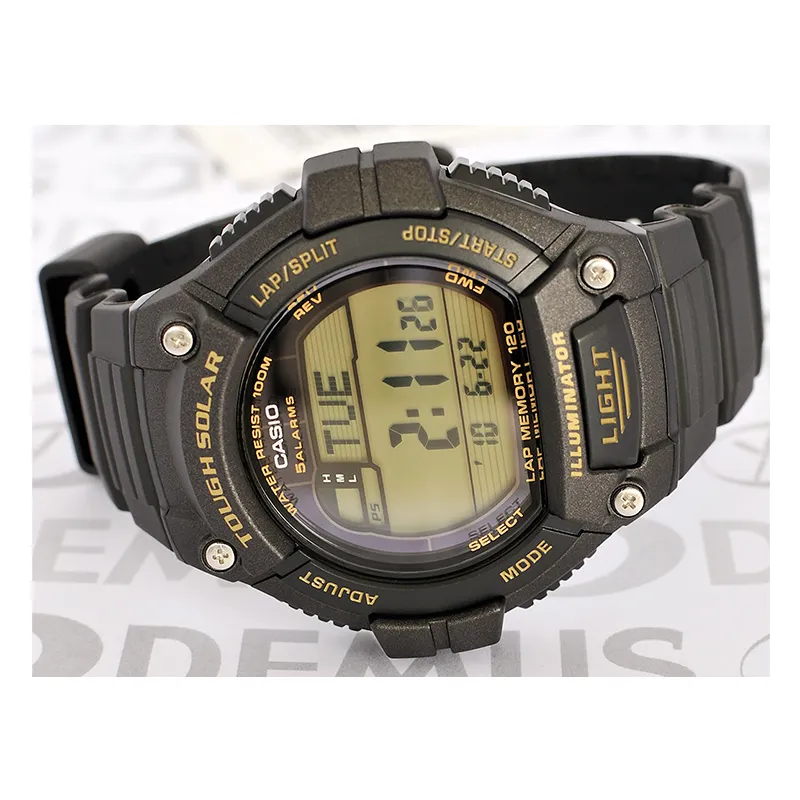 WW0394 Casio Youth Tough Solar Digital Resin Belt Watch W-S220-9AVDF