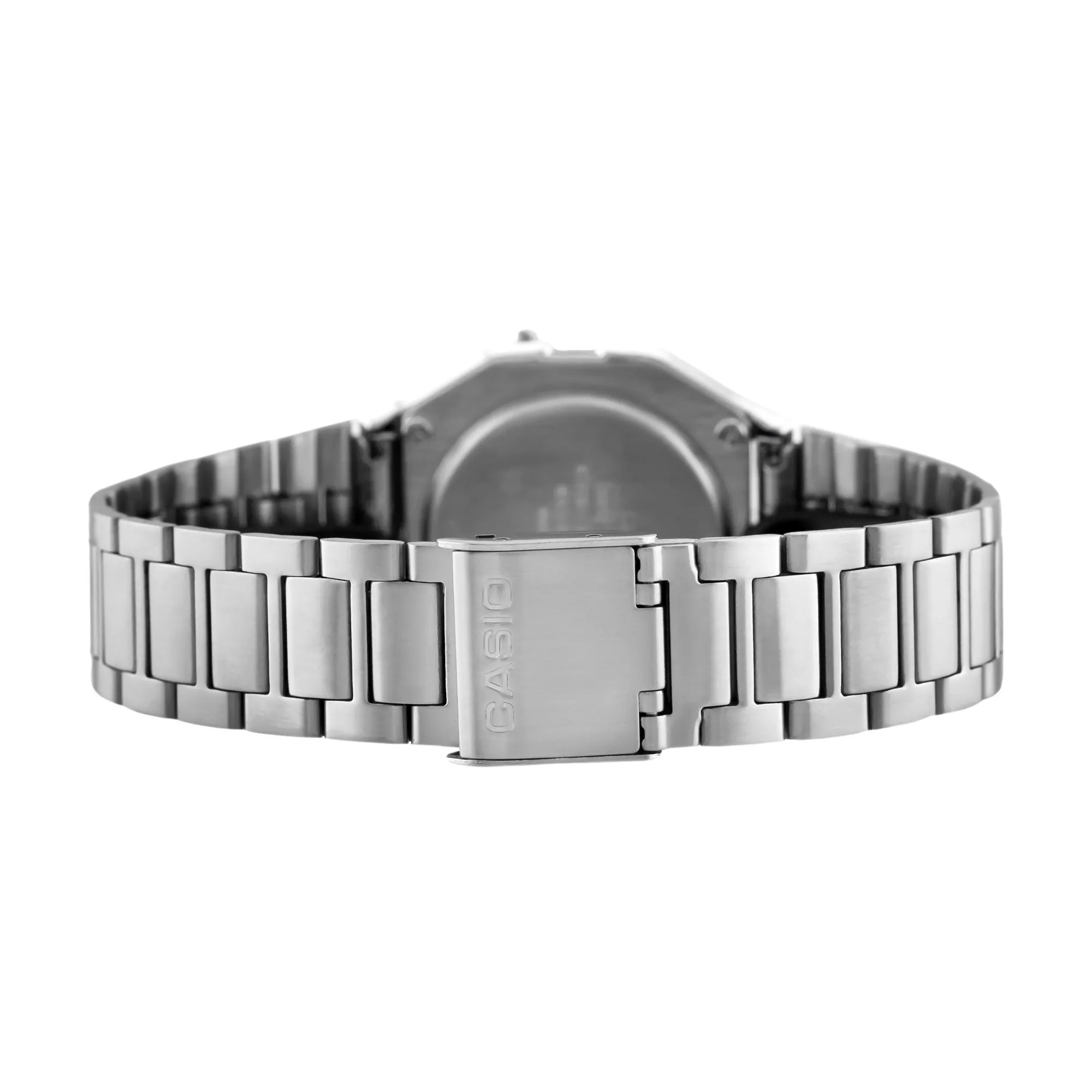 WW1392 Casio Vintage Digital Silver Chain Watch A158WEA-9DF