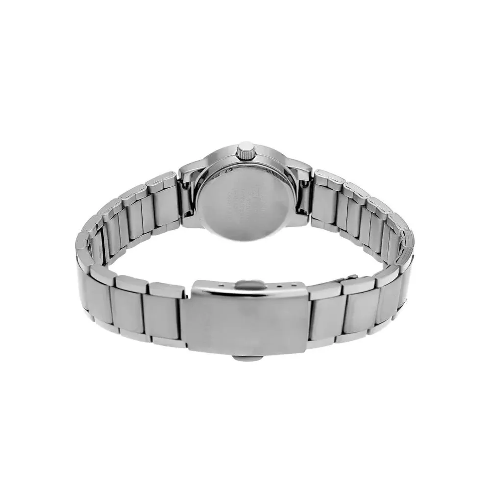 WW1583 Casio Enticer Ladies Silver Chain Watch LTP-1230D-7CDF
