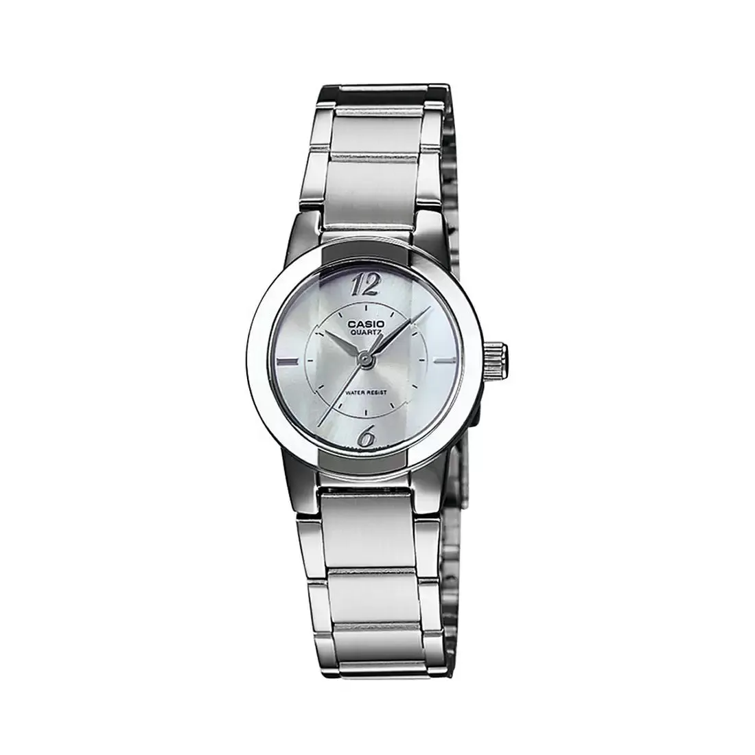 WW1583 Casio Enticer Ladies Silver Chain Watch LTP-1230D-7CDF