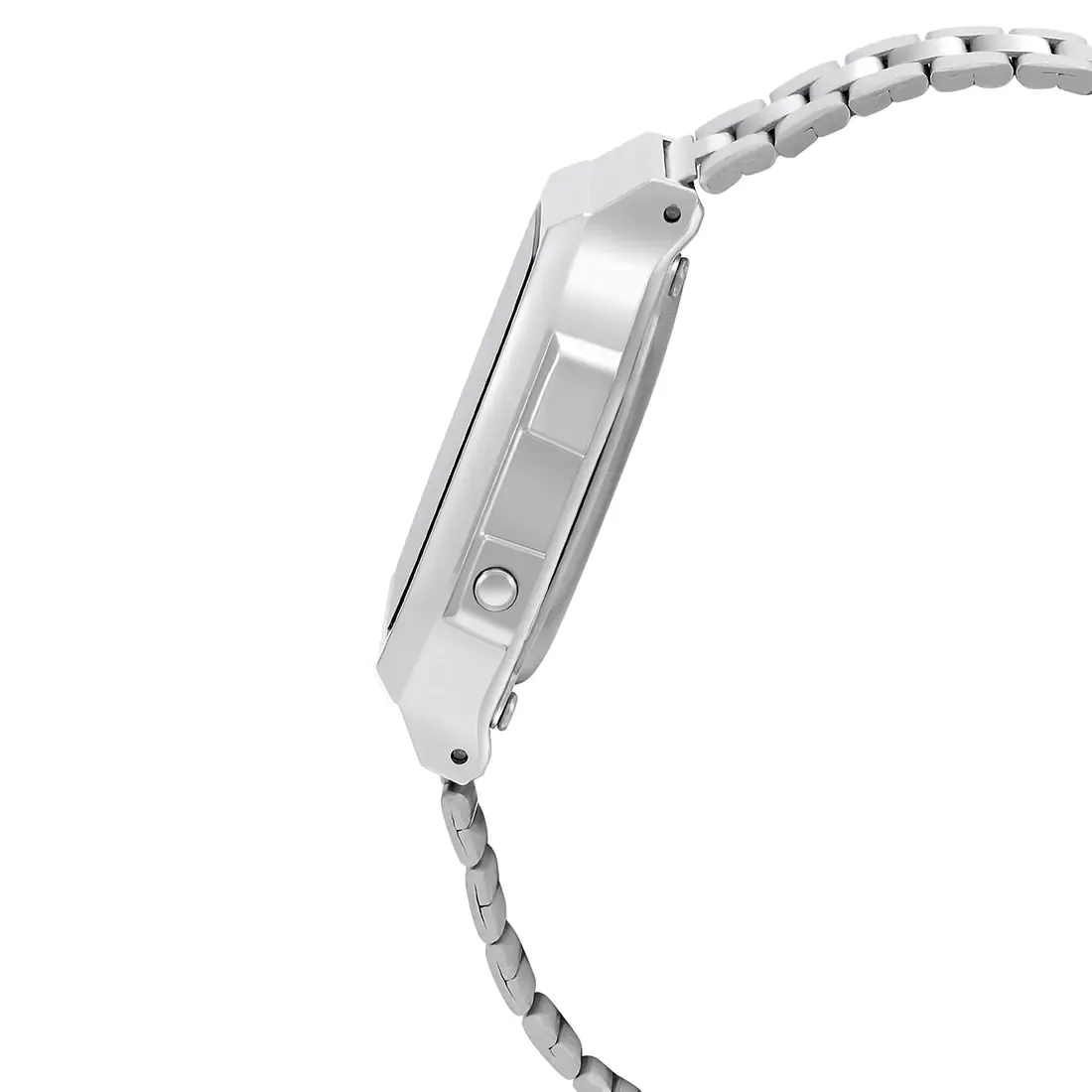 WW1877 Casio Vintage Illuminator Digital Silver Chain Watch A168WA-1WDF