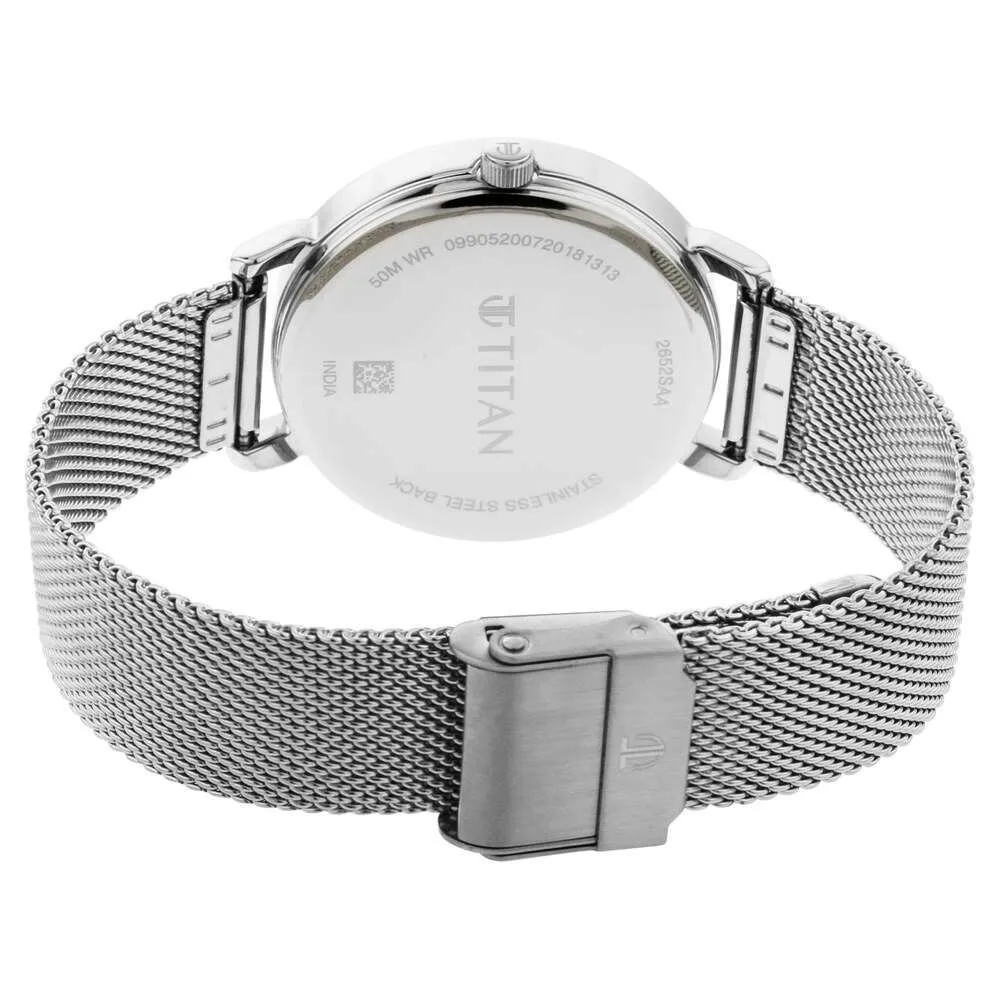 WW2205 Titan Workwear Multifunction Silver Ladies Mesh Chain Watch 2652SM01