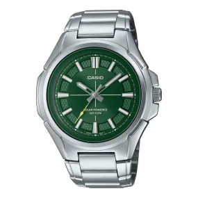 WW2714 Casio Standard Solar Powered Chain Watch MTP-RS100D-3AVDF